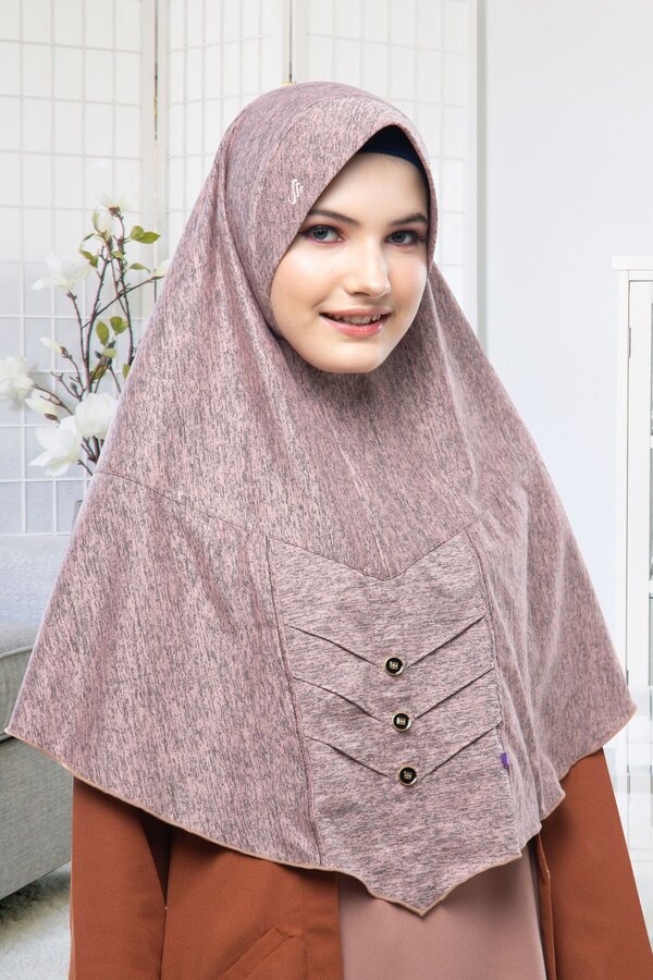 Kerudung Voal Motif